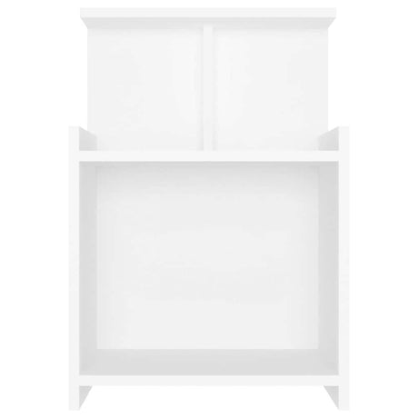 Vidaxl nachtkastje 40x35x60 cm bewerkt hout wit