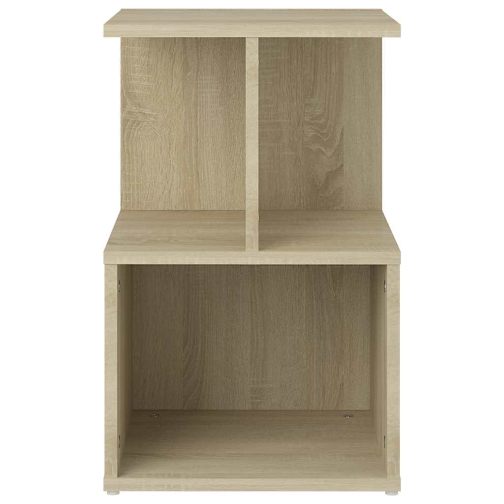 Vidaxl nachtkastjes 2 st 35x35x55 cm bewerkt hout sonoma eikenkleurig