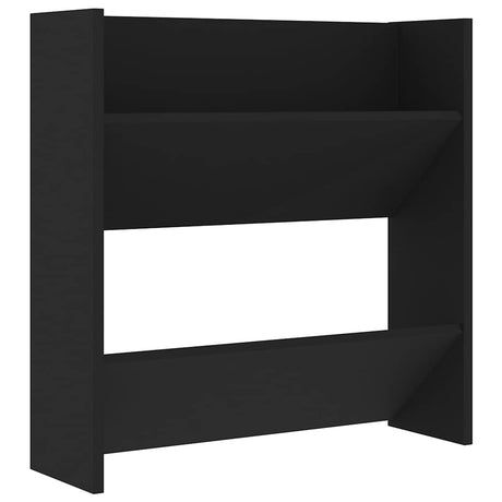 Vidaxl Wandschuhschrank 60x18x60 cm propertiertes Holzschwarz