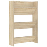 Vidaxl wandschoenenkast 60x18x90 cm spaanplaat sonoma eikenkleurig