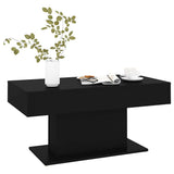 Vidaxl salontafel 96x50x45 cm bewerkt hout zwart
