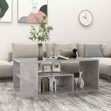 Vidaxl salontafel 100x50x40 cm bewerkt hout betongrijs