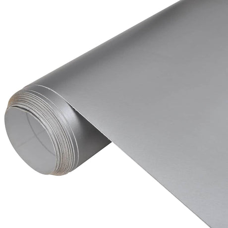Vidaxx 2 Stück Autofolie 100x150 cm mattsilber
