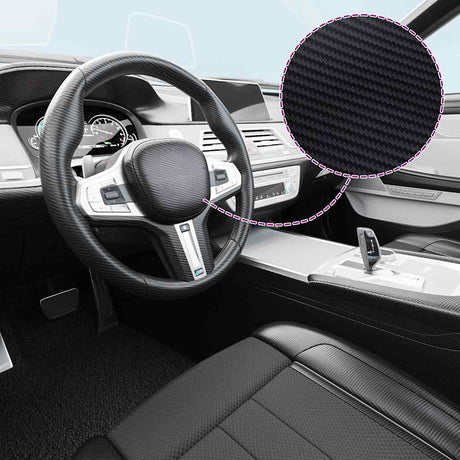 Vidaxx 2 Stück Autofolie 3D 100x150 cm schwarz