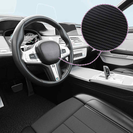 Vidaxx 2 Stück Autofolie 3D 100x150 cm schwarz