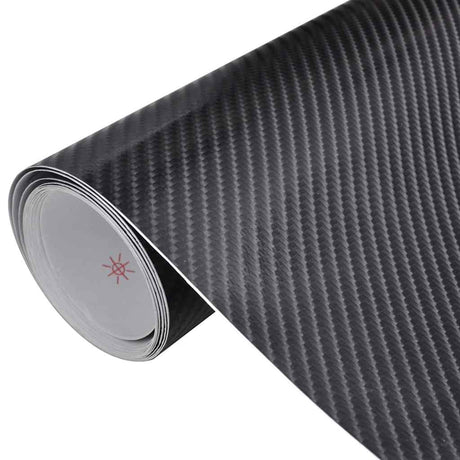 Vidaxx 2 Stück Autofolie 4d 100x150 cm + 50x150 cm schwarz