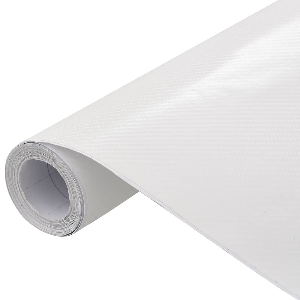 Vidaxx 2 Stück Autofolie 4d 100x150 cm + 50x150 cm weiß