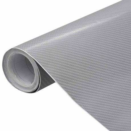 Vidaxx Autofolie 4d 100x150 cm silberfarben