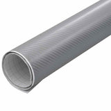 Vidaxx 2 Stück Autofolie 4d 100x150 cm + 50x150 cm Silber
