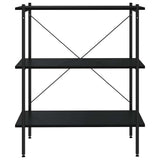 Vidaxl opbergrek 3-laags 80x40x92 cm zwart