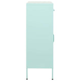 Vidaxl opbergkast 80x35x101,5 cm staal mint