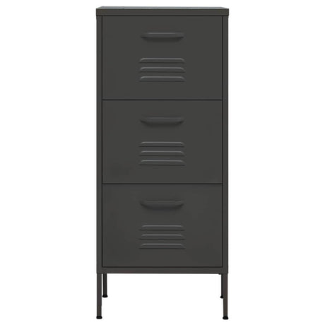 Vidaxl opbergkast 42,5x35x101,5 cm staal antracietkleurig