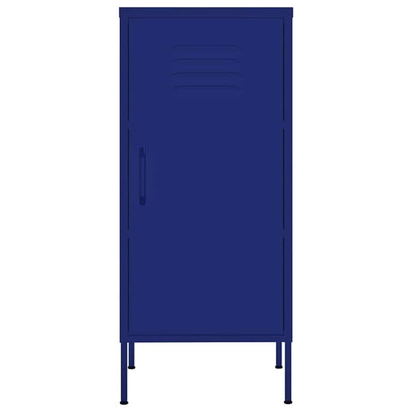 Vidaxl opbergkast 42,5x35x101,5 cm staal marineblauw