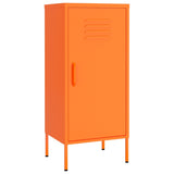 Vidaxl opbergkast 42,5x35x101,5 cm staal oranje