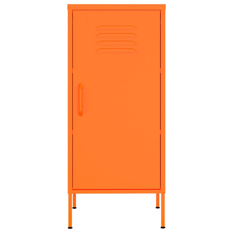 Vidaxl opbergkast 42,5x35x101,5 cm staal oranje