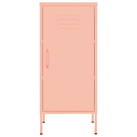 Vidaxl opbergkast 42,5x35x101,5 cm staal roze