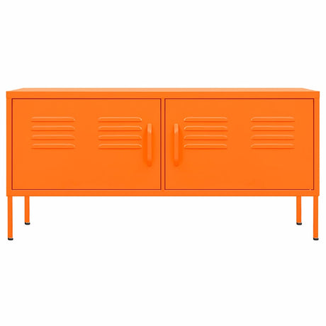 Vidaxl tv-meubel 105x35x50 cm staal oranje