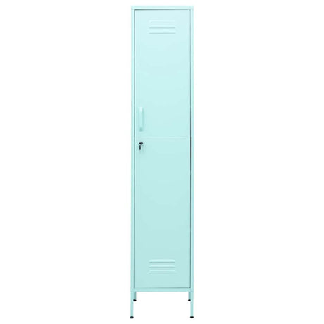 Vidaxl lockerkast 35x46x180 cm staal mint