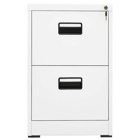 Vidaxl archiefkast 46x62x72,5 cm staal wit
