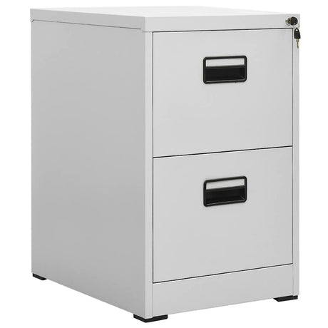 Vidaxl archiefkast 46x62x72,5 cm staal lichtgrijs