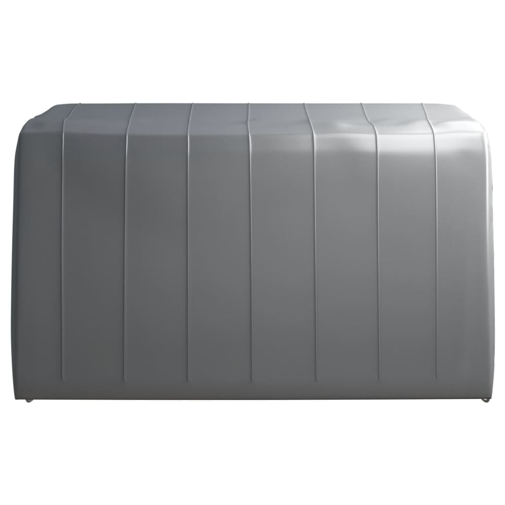 VidaXL Lagerzelt 370x370 cm stahlgrau