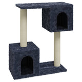 Vidaxl -Katzenmöbel mit Sisal -Kratzerpfosten 60 cm dunkelgrau