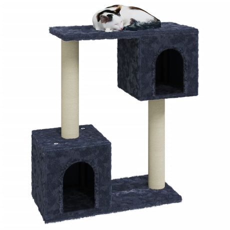 Vidaxl -Katzenmöbel mit Sisal -Kratzerpfosten 60 cm dunkelgrau