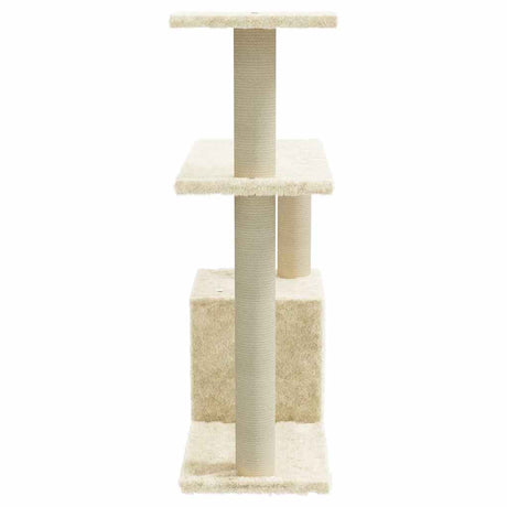 Vidaxl -Katzenkratzerpfosten mit Sisal -Kratzerpfosten 70 cm Creme -Colored