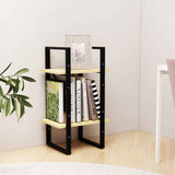 Vidaxl boekenkast met 2 schappen 40x30x70 cm massief grenenhout