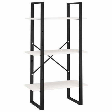 Vidaxl opbergrek 60x30x105 cm massief grenenhout wit