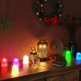 Vidaxl Teelights 12 ST LED Flameless Electric Multi -Colored