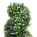 Vidaxl Künstliche Pflanze mit Topf Buxus Spiral 100 cm Grün