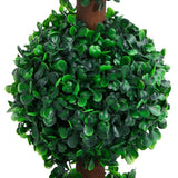 VIDAXL Künstliche Pflanze mit Topf Buxus Bulp Formation 90 cm Grün