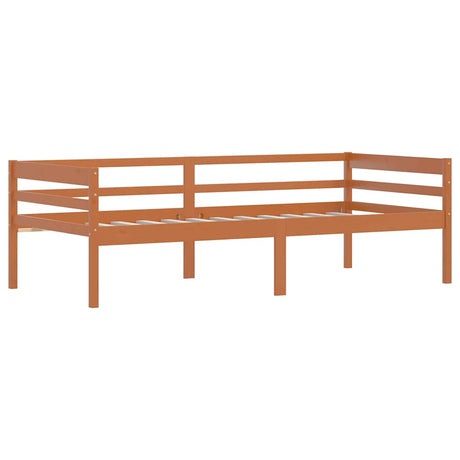 Vidaxl bedframe massief grenenhout honingbruin 90x200 cm