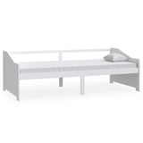 Vidaxl bedbank 3-zits massief grenenhout 90x200 cm wit