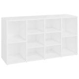 Vidaxl Schuhe Bank 103x30x54,5 cm verarbeitetes Holz weiß