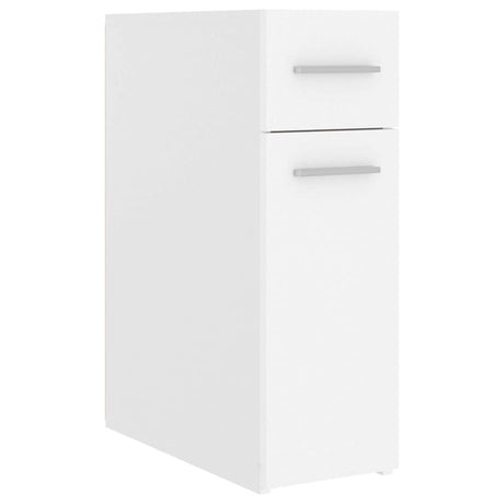Vidaxl apothekerskast 20x45,5x60 cm bewerkt hout wit