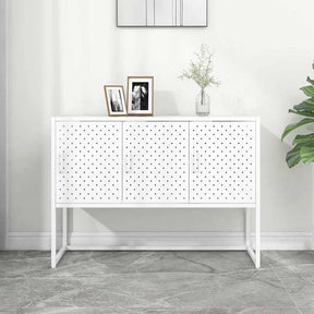 Vidaxl dressoir 105x35x75 cm staal wit