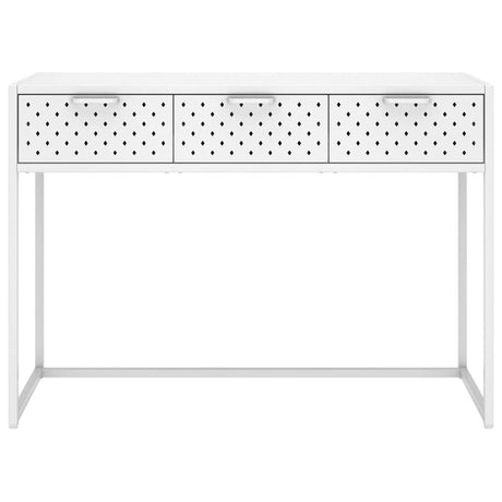 Vidaxl wandtafel 106x35x75 cm staal wit