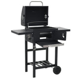 Vidaxl-Pizzaofen und Grill 3-in-1 Schwarz