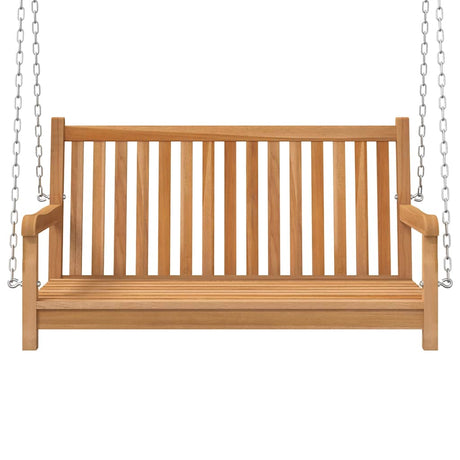 Vidaxl Swing Bank 114x60x64 cm Solid Teak