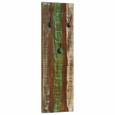 Vidaxx Wandgarderoben 2 Stück 36x3x110 cm massives Recyclingholz