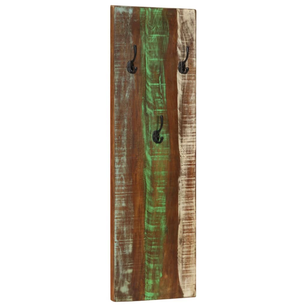 Vidaxx Wandgarderoben 2 Stück 36x3x110 cm massives Recyclingholz