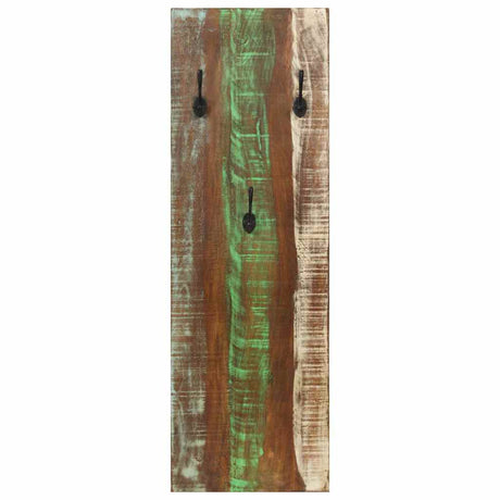 Vidaxx Wandgarderoben 2 Stück 36x3x110 cm massives Recyclingholz