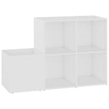 VIDAXL -Speicherschrank 105x35.5x70 cm verarbeitetes Holz weiß