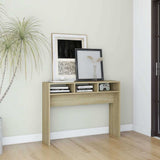 Vidaxl wandtafel 105x30x80 cm bewerkt hout sonoma eikenkleurig