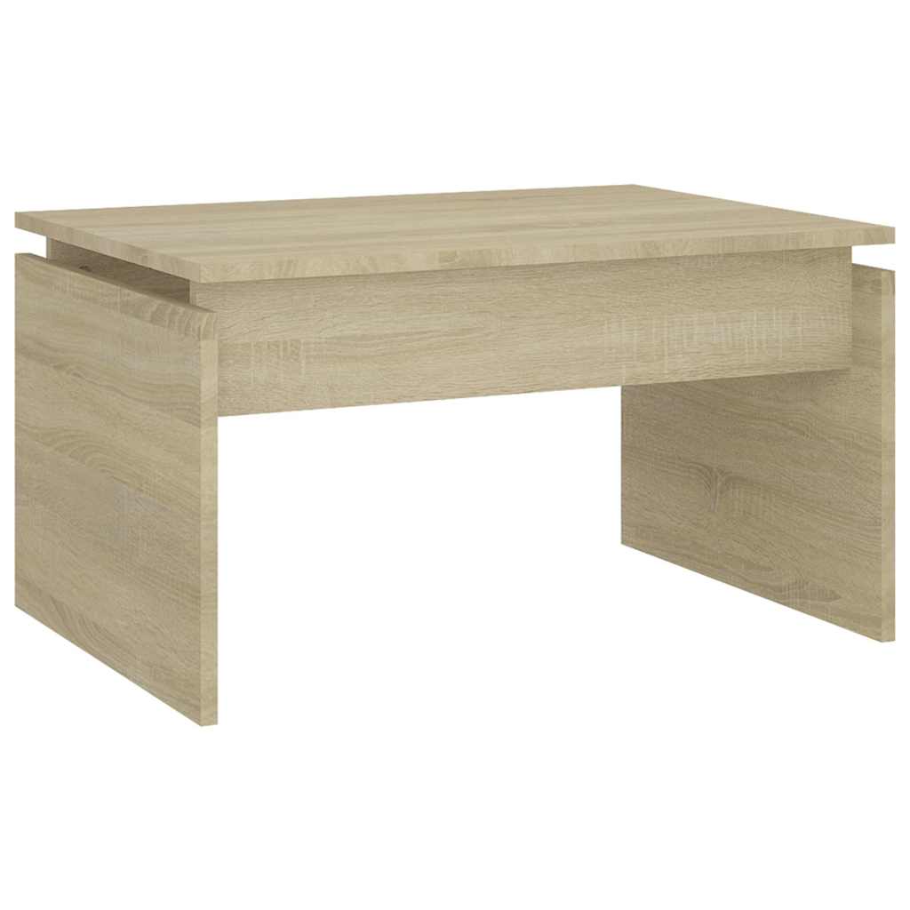 Vidaxl salontafel 68x50x38 cm bewerkt hout sonoma eikenkleurig