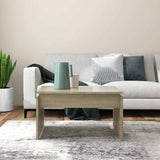 Vidaxl salontafel 68x50x38 cm bewerkt hout sonoma eikenkleurig