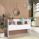 Vidaxl dressoir 105x30x70 cm bewerkt hout wit