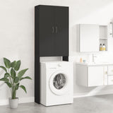 Vidaxl Waschmaschinenschrank 64x25.5x190 cm Schwarz